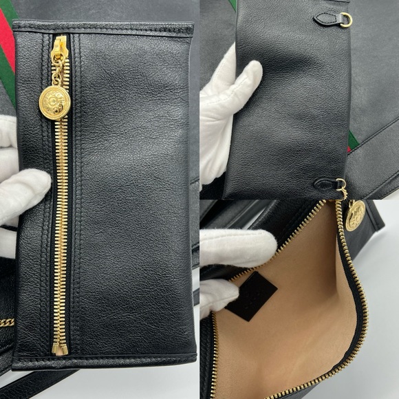Authentic Gucci black calf leather Rajah large tote - Picture 16 of 17